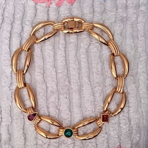 Vintage Gold Choker Necklace